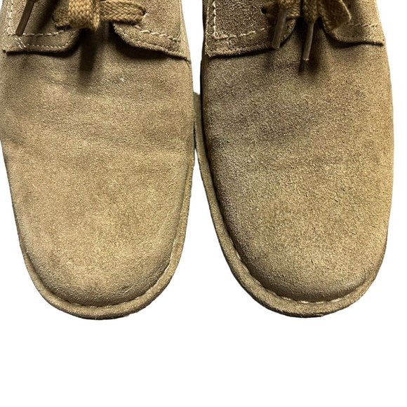 John Varvatos Brown Suede Leather Plain Toe Derby Blucher Shoes Mens Size 12 M - Picture 7 of 13